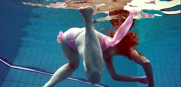  Hottest underwater tight babe Simonna